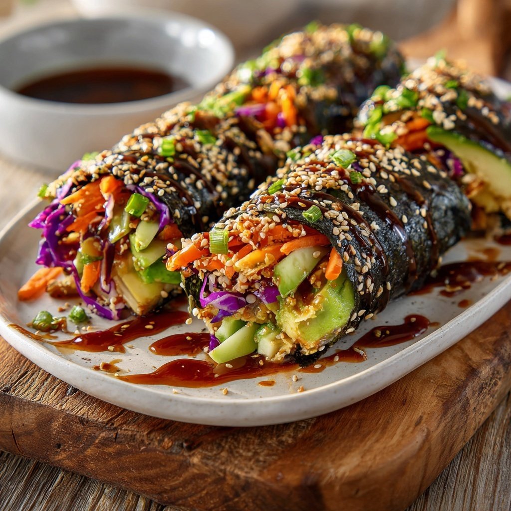 Veggie Sushi Burritos