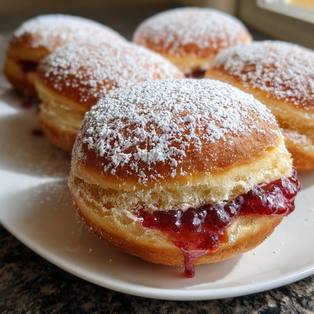 Perfekte Berliner Backen