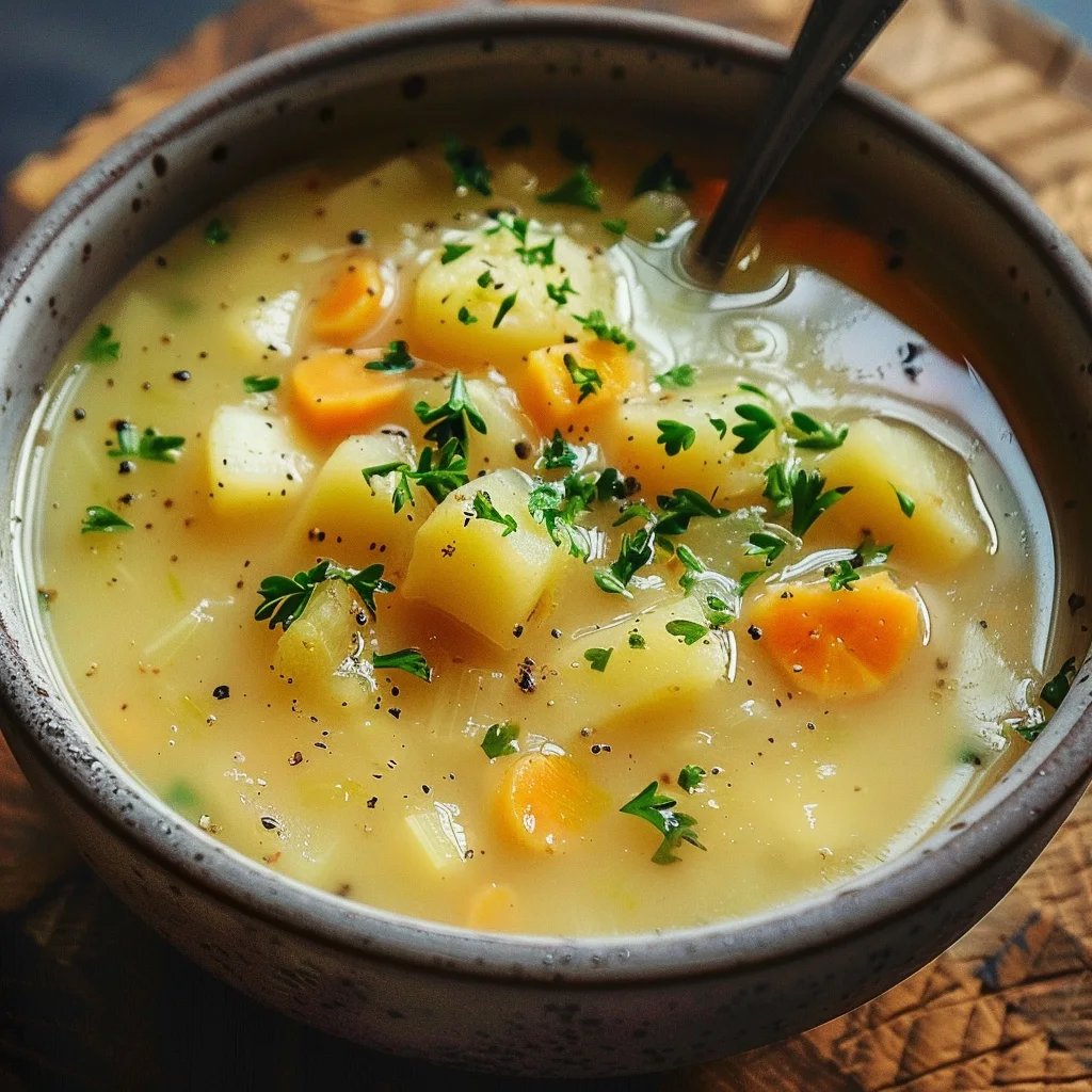 Gebackene Kartoffelsuppe