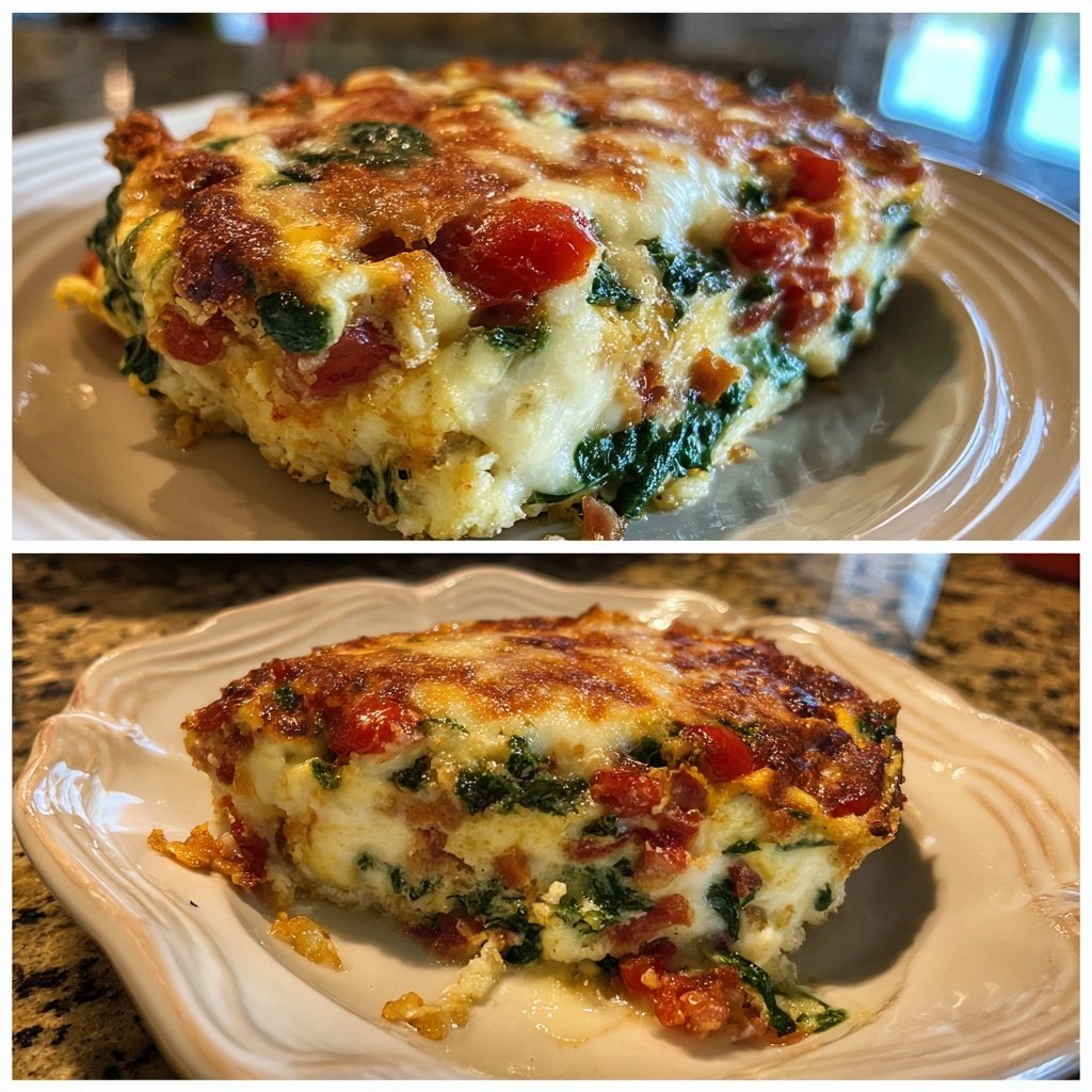 Machen Sie voran Frühstück Ei Auflauf