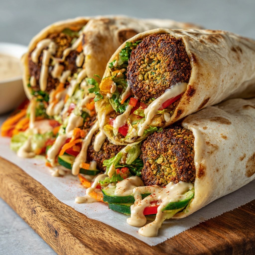 Mediterrane Falafel Wraps