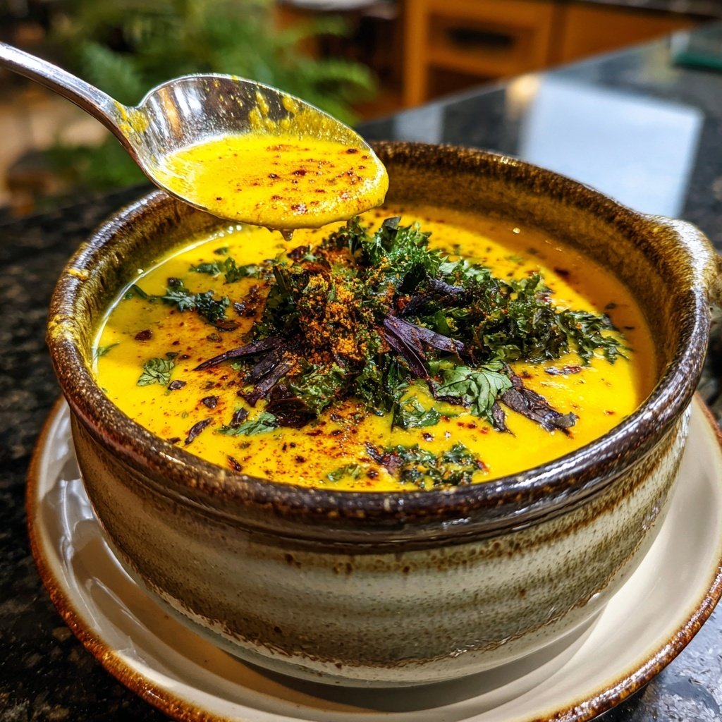 Goldene Kurkuma-Gemüsesuppe