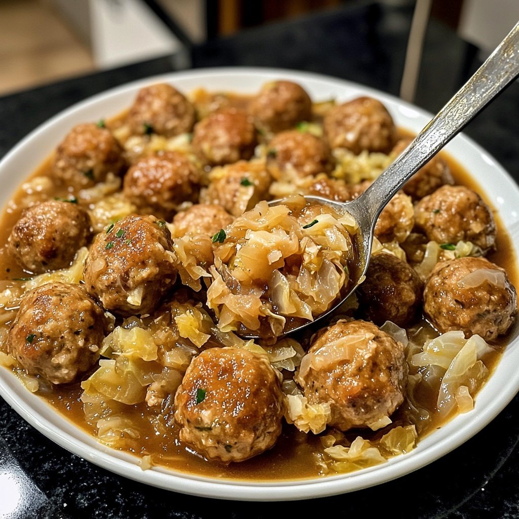 Rosenkohleintopf Mit Hackballchen