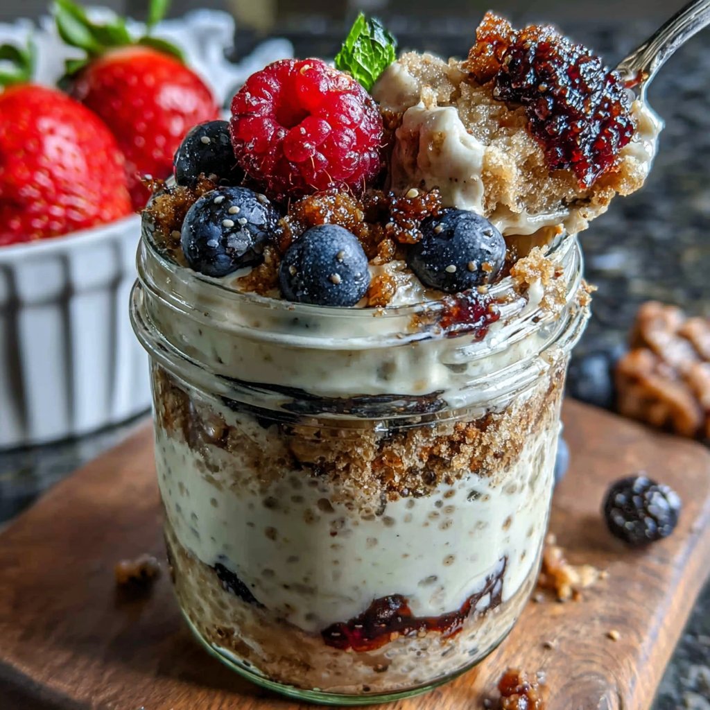 Chia Protein Pudding Glas