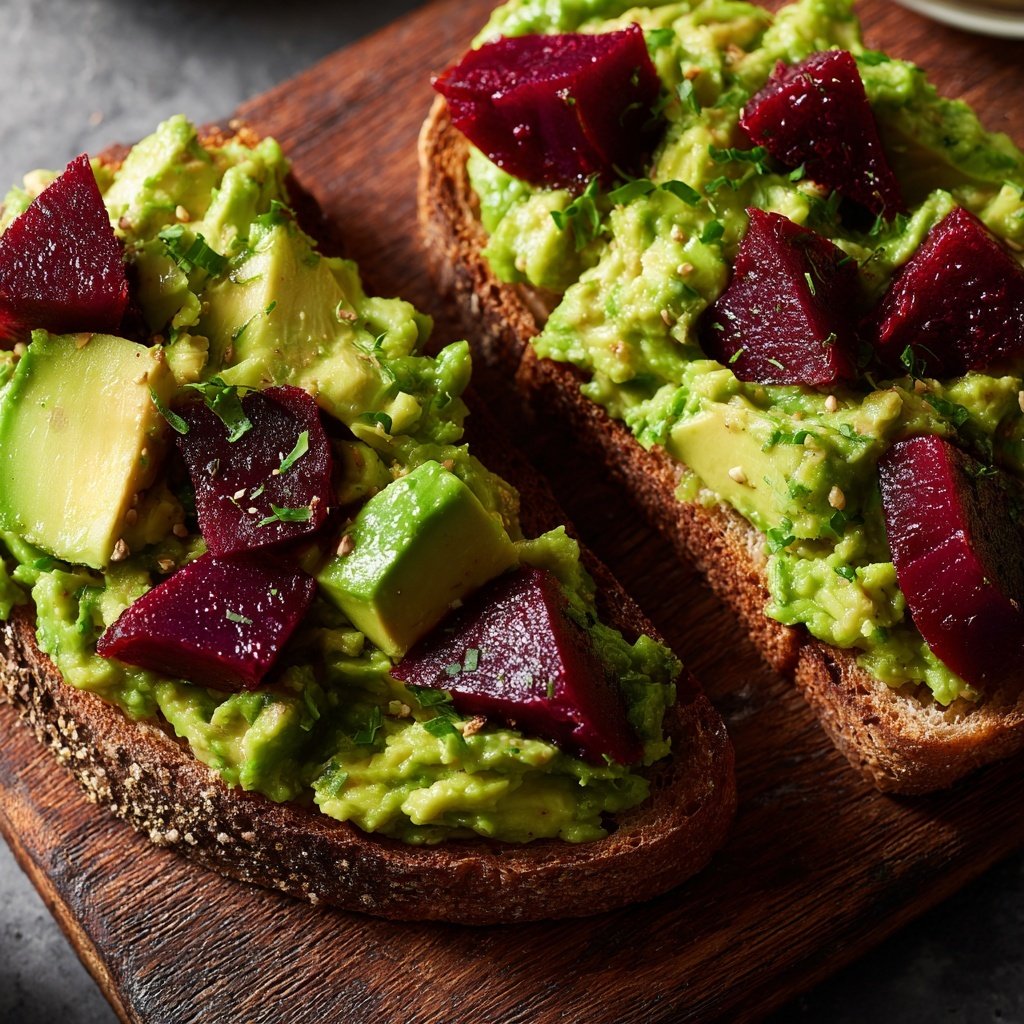 Rezept für geröstete Rote Bete: Tatar mit Avocado