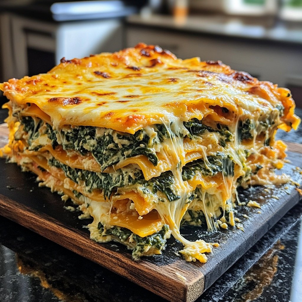Spinat-Lachs-Lasagne für die Feiertage