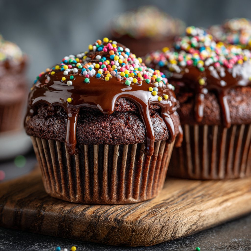 Nussfreie Schokoladen-Cupcake Abenteuer