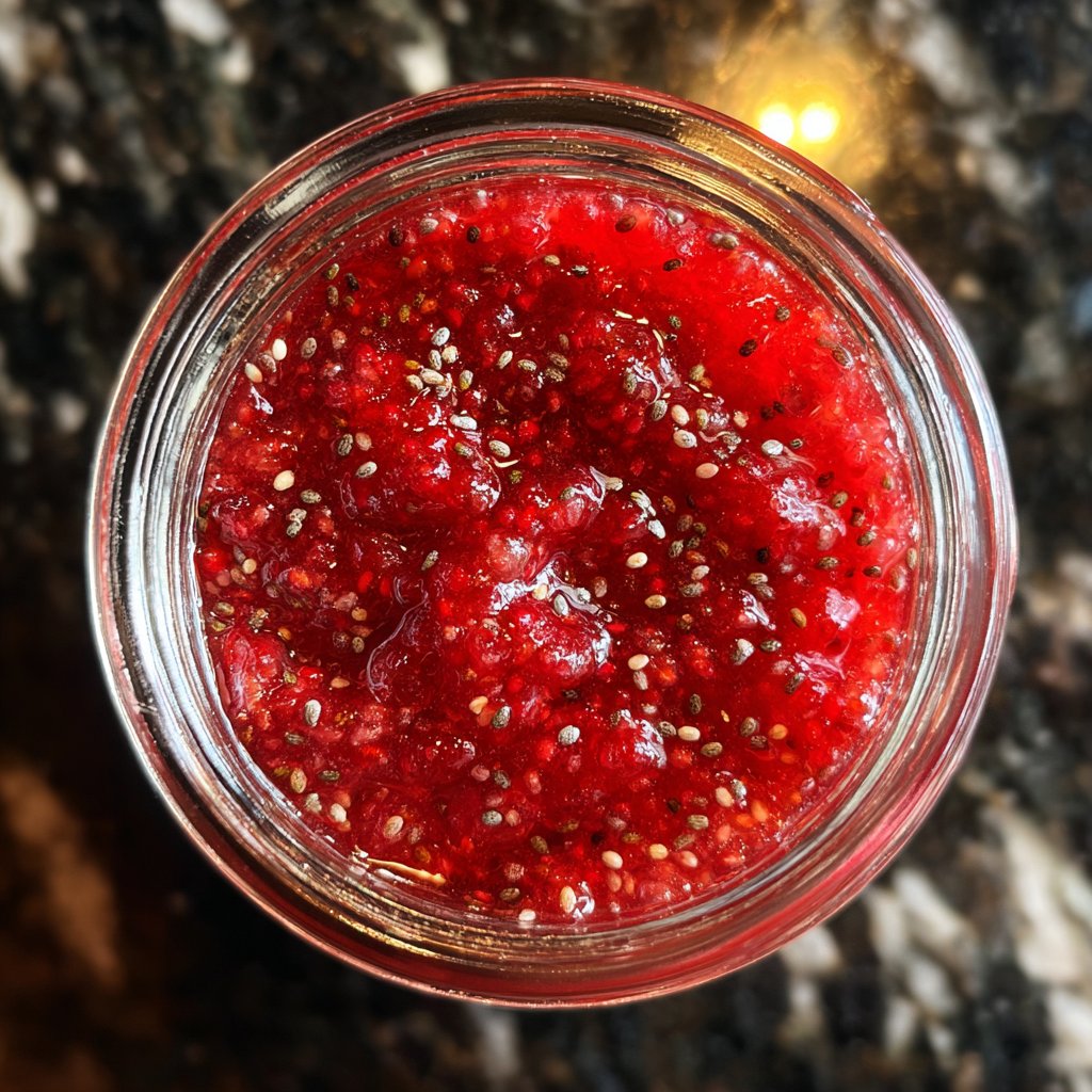 Erdbeer-Chia-Samen-Marmelade