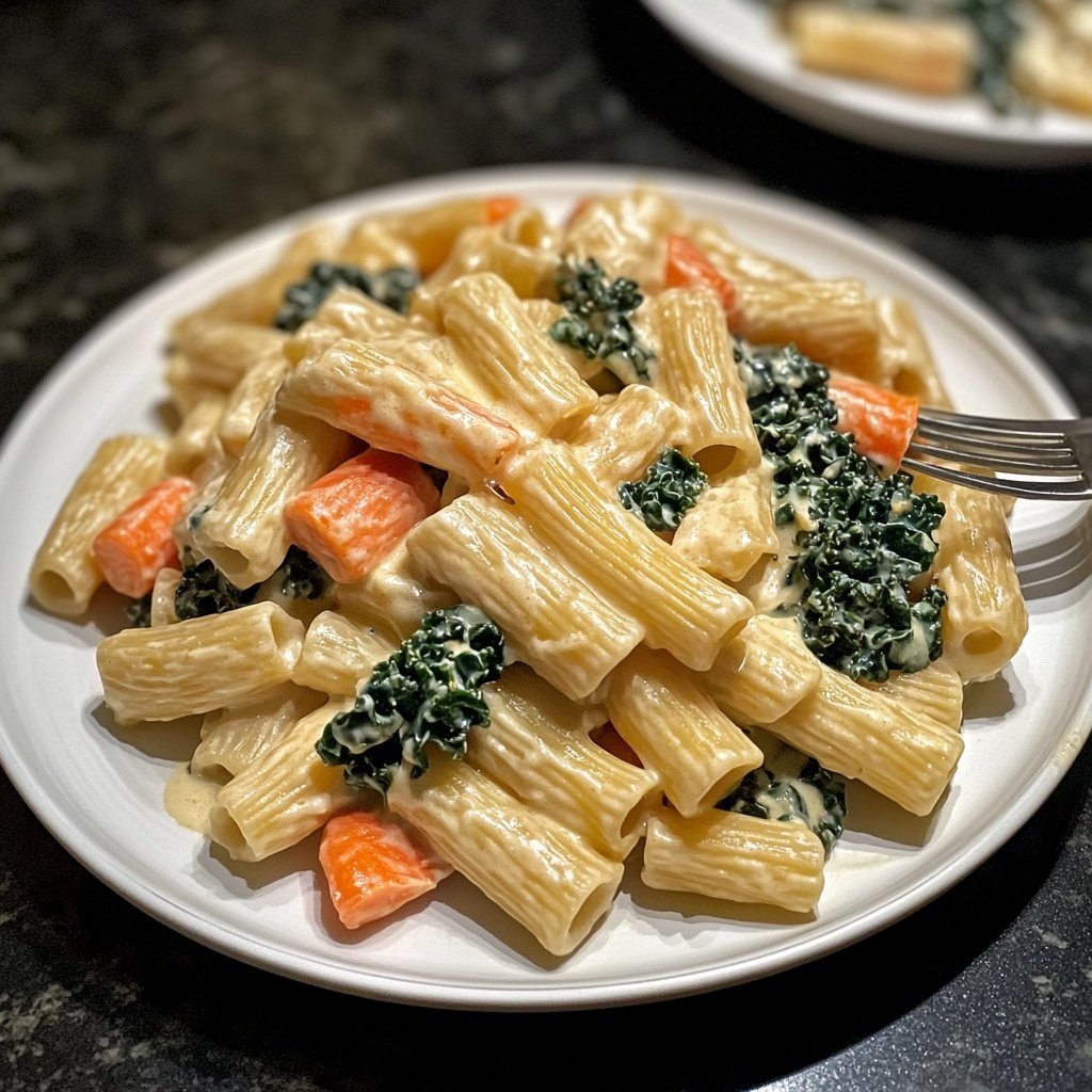 Schnelle-und-Einfache One-Pot-Pasta mit Wintergemüse