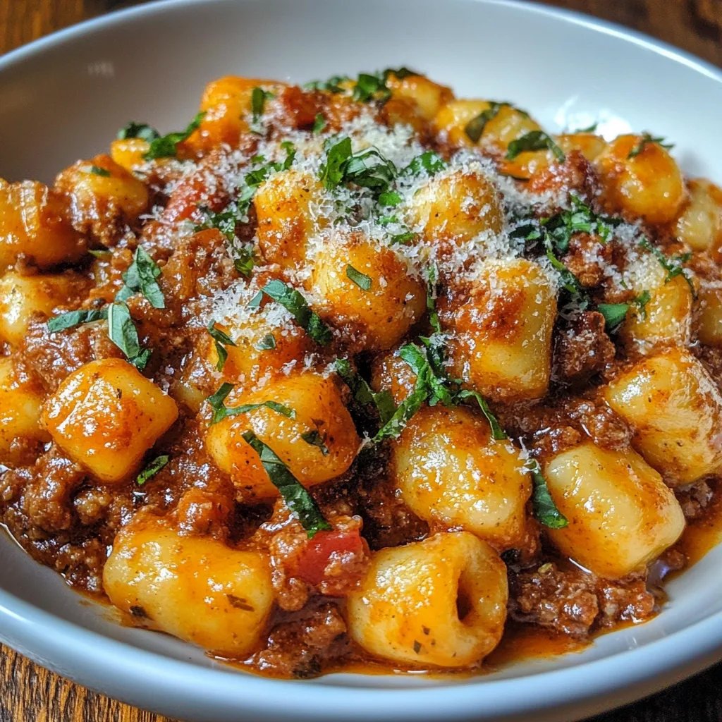 Gnocchi Bolognese