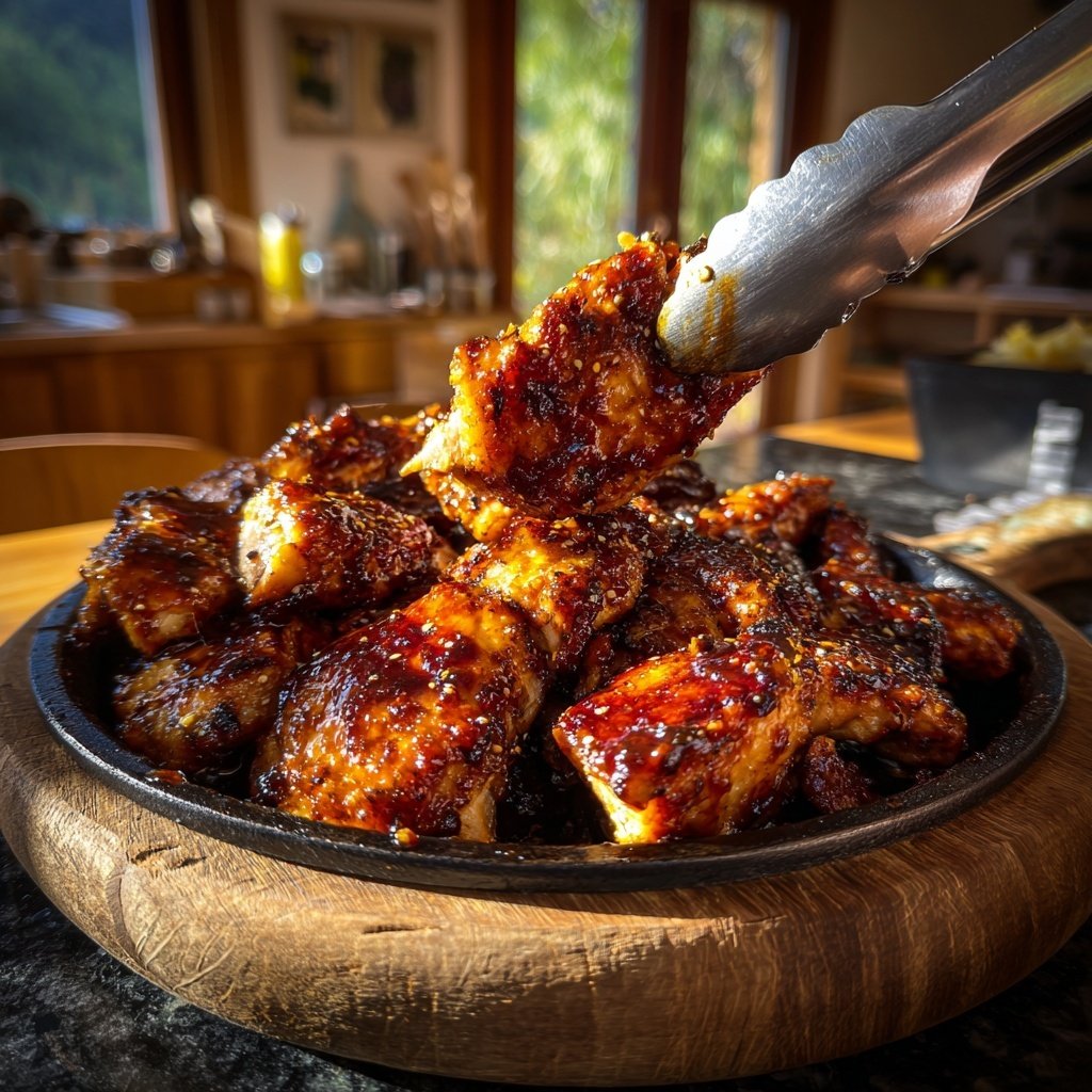 Ahorn-Balsamico-Hähnchen-Blech