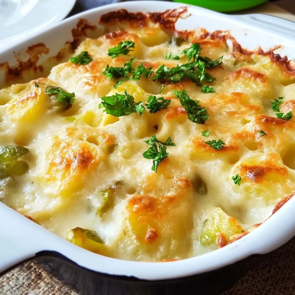 Rosenkohl-Kartoffel-Auflauf