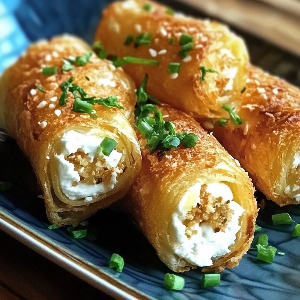 Knusprige Feta-Röllchen: Ein Unglaublich Ultimatives Rezept für Deine Gäste
