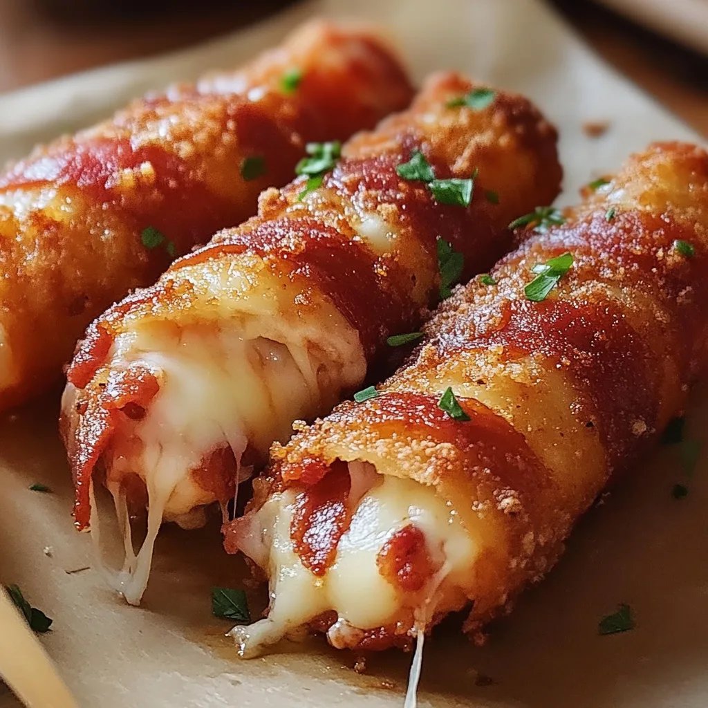 Bacon‑umwickelte Mozzarella‑Sticks: Ein Unglaubliches Ultimatives Rezept