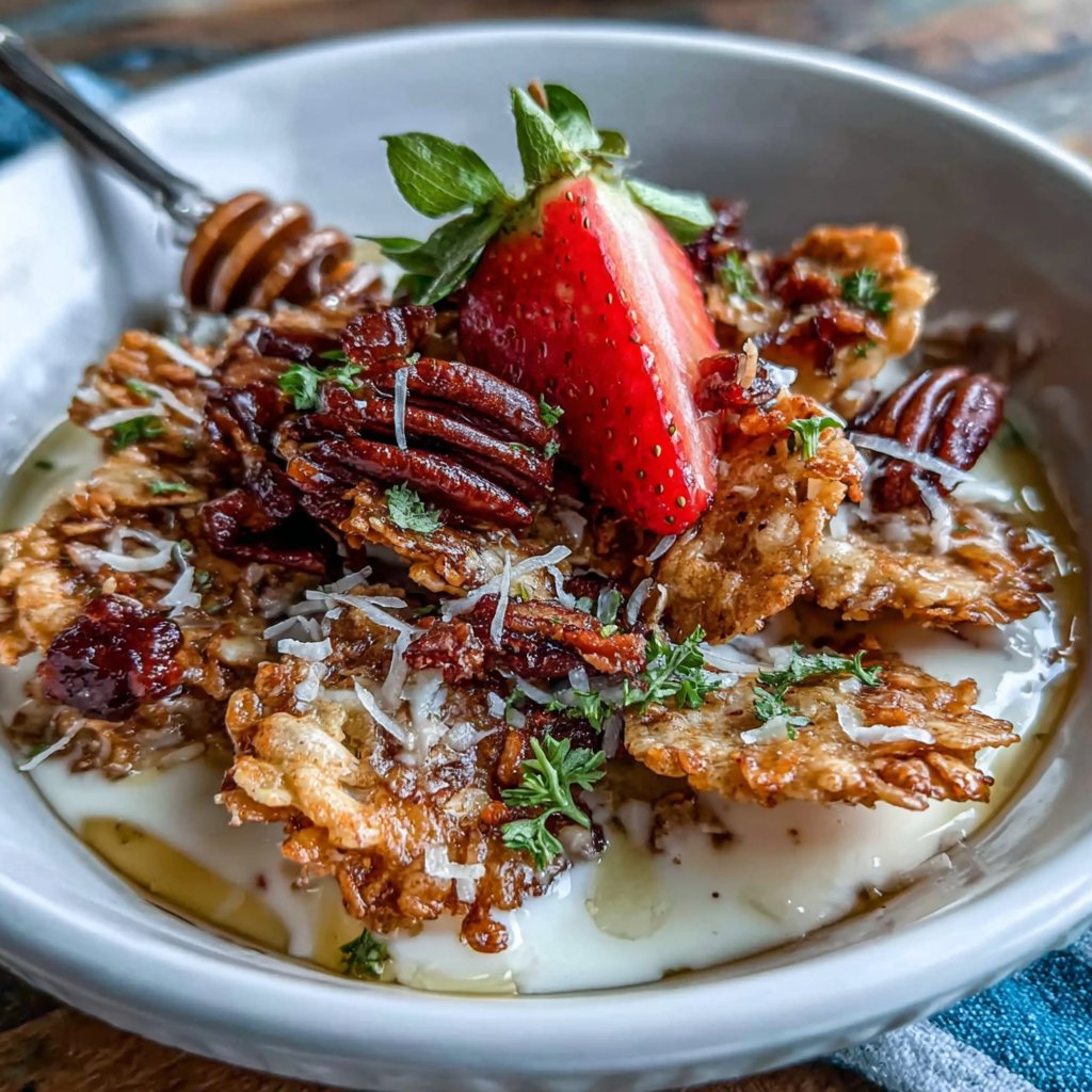 Frühstücks-Cerealien mit Honig