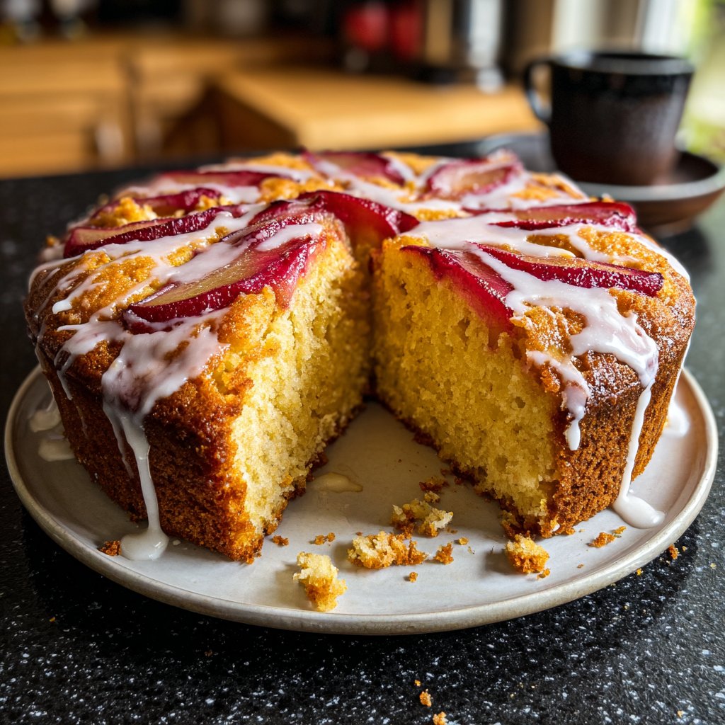 Glutenfrei Zitronen Kuchen Rote Birne