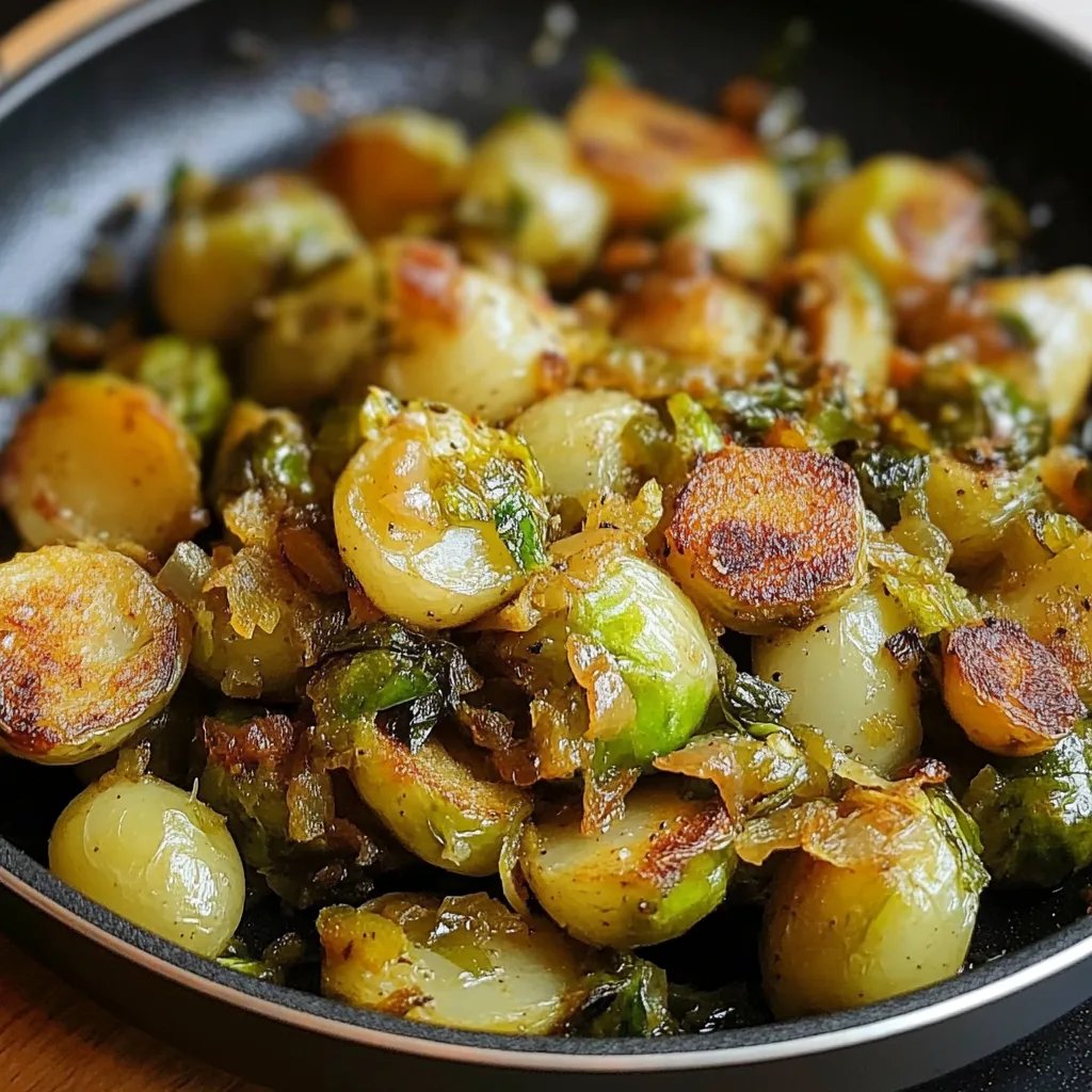 Rosenkohl-Kartoffel-Pfanne