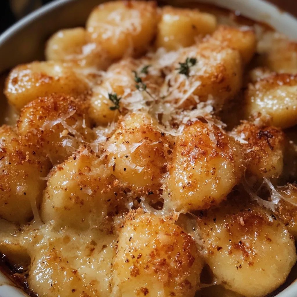 Gebackene französische Zwiebelgnocchi: Ein Unglaubliches Ultimatives Rezept für 4 Personen