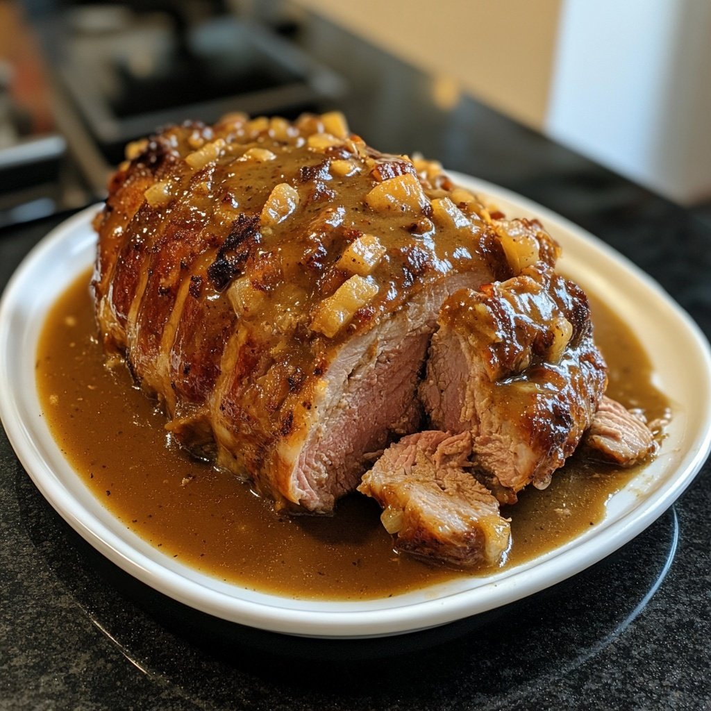 Deftiger Hausmannskost-Rinderbraten mit Rotkohl