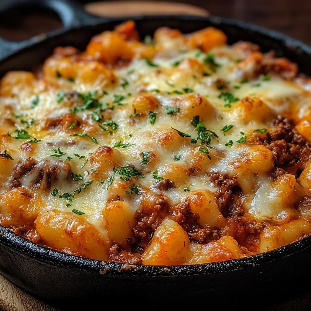 Cheesy Bolognese Gnocchi Bake: Ein Unglaubliches Ultimatives Rezept für 4 Personen